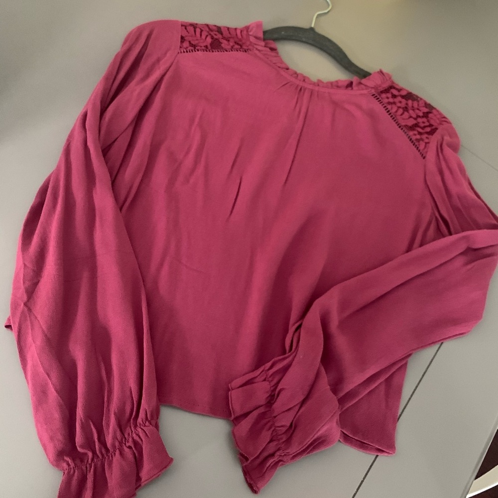 Maroon blouse